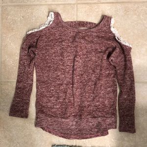 cold shoulder long sleeve